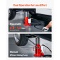 VEVOR Air Hydraulic Bottle Jack, χωρητικότητα φορτίου 20 τόννων, εύρος ανύψωσης 260-495 mm, πνευματικός/χειροκίνητος συγκολλημένος γρύλος φιάλης βαρέως τύπου με αντλία για αυτοκίνητο, Pickup, Truck, RV, SUV, Auto Repair, House Lift, Κόκκινο