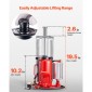 VEVOR Air Hydraulic Bottle Jack, χωρητικότητα φορτίου 20 τόννων, εύρος ανύψωσης 260-495 mm, πνευματικός/χειροκίνητος συγκολλημένος γρύλος φιάλης βαρέως τύπου με αντλία για αυτοκίνητο, Pickup, Truck, RV, SUV, Auto Repair, House Lift, Κόκκινο