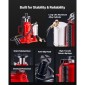 VEVOR Air Hydraulic Bottle Jack, χωρητικότητα φορτίου 20 τόννων, εύρος ανύψωσης 260-495 mm, πνευματικός/χειροκίνητος συγκολλημένος γρύλος φιάλης βαρέως τύπου με αντλία για αυτοκίνητο, Pickup, Truck, RV, SUV, Auto Repair, House Lift, Κόκκινο