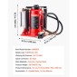 VEVOR Air Hydraulic Bottle Jack, χωρητικότητα φορτίου 20 τόννων, εύρος ανύψωσης 260-495 mm, πνευματικός/χειροκίνητος συγκολλημένος γρύλος φιάλης βαρέως τύπου με αντλία για αυτοκίνητο, Pickup, Truck, RV, SUV, Auto Repair, House Lift, Κόκκινο