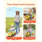 VEVOR Ride On Push Car, Push Car για νήπια 19 έως 36 μηνών, Around Buggy με προστατευτικά κιγκλιδώματα, λαβή και αποθήκευση κάτω από το κάθισμα, ικανότητα φόρτωσης 25 kg, περιπατητής από τα πόδια μέχρι το πάτωμα για αγόρια κορίτσια, πράσινο