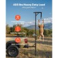 Βαρούλκο παιχνιδιών VEVOR Truck Hitch, χωρητικότητα φόρτωσης 400 λίβρες, Ανυψωτήρας κυνηγιού ελαφιού με δέκτη 2 ιντσών, άξονας περιστροφής 360 μοιρών και ρυθμιζόμενο ύψος, περιλαμβάνει βαρούλκο Gambrel για παιχνίδι απολέπισης και καθαρισμού