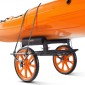 Καρότσι VEVOR Kayak, χωρητικότητα φόρτωσης 149,7 κιλών, καρότσι κανόε Dolly με λάστιχα από συμπαγές καουτσούκ 38,1 cm και βάση στήριξης, συναρμολογείται και αποσυναρμολογείται μέσα σε δευτερόλεπτα, καροτσάκι Paddle Board για καγιάκ, κανό, κουπιά