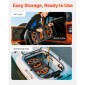 Καρότσι VEVOR Kayak, χωρητικότητα φόρτωσης 149,7 κιλών, καρότσι κανόε Dolly με λάστιχα από συμπαγές καουτσούκ 38,1 cm και βάση στήριξης, συναρμολογείται και αποσυναρμολογείται μέσα σε δευτερόλεπτα, καροτσάκι Paddle Board για καγιάκ, κανό, κουπιά