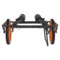 Καρότσι VEVOR Kayak, χωρητικότητα φόρτωσης 149,7 κιλών, καρότσι κανόε Dolly με λάστιχα από συμπαγές καουτσούκ 38,1 cm και βάση στήριξης, συναρμολογείται και αποσυναρμολογείται μέσα σε δευτερόλεπτα, καροτσάκι Paddle Board για καγιάκ, κανό, κουπιά