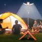 VEVOR LED Φως εργασίας με βάση, 10Ah, Επαναφορτιζόμενο ασύρματο φως κάμπινγκ, με 3 κεφαλές λαμπτήρων, αποσπώμενο τρίποδο βάσης, 2200 Lumens 3000K-6500K με δυνατότητα ρύθμισης, φορητό φωτιστικό κατασκευών για εργοτάξιο