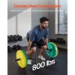 VEVOR Trap Bar Hex Bar, Open-Ended Frame Hex Barbell, Μπάρες ώμου χωρητικότητας 50mm 360 kg με γρατσουνιές λαβές, εξοπλισμός προπόνησης άρσης βαρών και δύναμης, Home Gym for Squats Deadlifts Shoulder Press