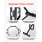 VEVOR Trap Bar Hex Bar, Open-Ended Frame Hex Barbell, Μπάρες ώμου χωρητικότητας 50mm 360 kg με γρατσουνιές λαβές, εξοπλισμός προπόνησης άρσης βαρών και δύναμης, Home Gym for Squats Deadlifts Shoulder Press