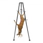 VEVOR Tripod Deer Hoist, χωρητικότητα φόρτωσης 500 lbs, ανυψωτικό βαρούλκο κυνηγιού κυνηγιού με βαρούλκο και χειροκίνητο βαρούλκο, αξεσουάρ καθαρισμού και καθαρισμού κυνηγιού κυνηγιού για καθαρισμό, απολέπιση και κίνηση, μαύρο