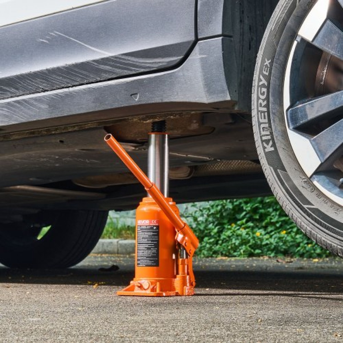 VEVOR Hydraulic Bottle Jack, 20 Ton (44092 lbs) χωρητικότητα φόρτωσης, 225-435 mm εμβέλεια ανύψωσης, βαρέως τύπου συγκολλημένο βύσμα μπουκαλιών για αυτοκίνητο, SUV, Pickup, Auto Repair, House Lift and Agricultural Equipment, Πορτοκαλί