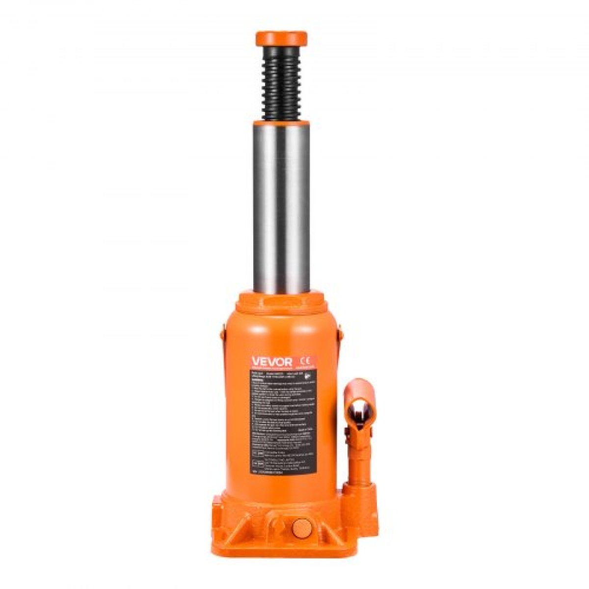 VEVOR Hydraulic Bottle Jack, 20 Ton (44092 lbs) χωρητικότητα φόρτωσης, 225-435 mm εμβέλεια ανύψωσης, βαρέως τύπου συγκολλημένο βύσμα μπουκαλιών για αυτοκίνητο, SUV, Pickup, Auto Repair, House Lift and Agricultural Equipment, Πορτοκαλί