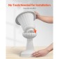 VEVOR Plastic Urn Planters, 25 x 42 cm, 2 Pack Λευκές Κλασικές Γλάστρες Ζαρντινιέρες Μπροστινής Βεράντας, Βάζο Εσωτερικού & Εξωτερικού για Γάμο, Πάρτι, Εκδήλωση, Σπίτι, Σκηνή, Κήπο, Μπαλκόνι, Διακόσμηση βεράντας