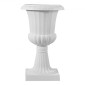 VEVOR Plastic Urn Planters, 25 x 42 cm, 2 Pack Λευκές Κλασικές Γλάστρες Ζαρντινιέρες Μπροστινής Βεράντας, Βάζο Εσωτερικού & Εξωτερικού για Γάμο, Πάρτι, Εκδήλωση, Σπίτι, Σκηνή, Κήπο, Μπαλκόνι, Διακόσμηση βεράντας
