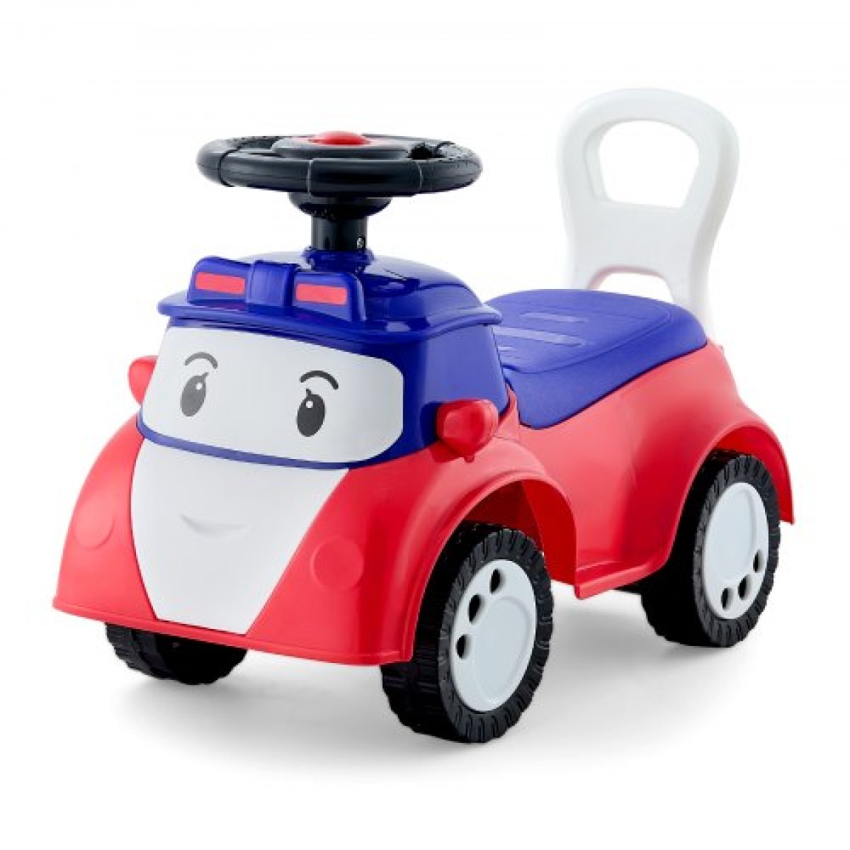 VEVOR Ride On Toddler Push Car, Push Car για νήπια 19 έως 36 μηνών, Kids Ride On Toy με μουσική & χώρο αποθήκευσης κάτω από το κάθισμα, χωρητικότητα φόρτωσης 25 κιλών, πεζόδρομος από πόδι σε πάτωμα για νήπια αγόρια κορίτσια, κόκκινο