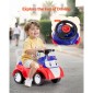 VEVOR Ride On Toddler Push Car, Push Car για νήπια 19 έως 36 μηνών, Kids Ride On Toy με μουσική & χώρο αποθήκευσης κάτω από το κάθισμα, χωρητικότητα φόρτωσης 25 κιλών, πεζόδρομος από πόδι σε πάτωμα για νήπια αγόρια κορίτσια, κόκκινο