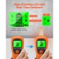 Σαρωτής τοίχου VEVOR Stud Finder, 5 σε 1, Ηλεκτρονικός ανιχνευτής τοίχου με έξυπνο αισθητήρα, οθόνη LCD υψηλής ευκρίνειας και ηχητικός συναγερμός, για το κέντρο και την άκρη του μετάλλου, καλώδιο AC, δοκούς, σωλήνες, πορτοκαλί