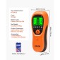 Σαρωτής τοίχου VEVOR Stud Finder, 5 σε 1, Ηλεκτρονικός ανιχνευτής τοίχου με έξυπνο αισθητήρα, οθόνη LCD υψηλής ευκρίνειας και ηχητικός συναγερμός, για το κέντρο και την άκρη του μετάλλου, καλώδιο AC, δοκούς, σωλήνες, πορτοκαλί