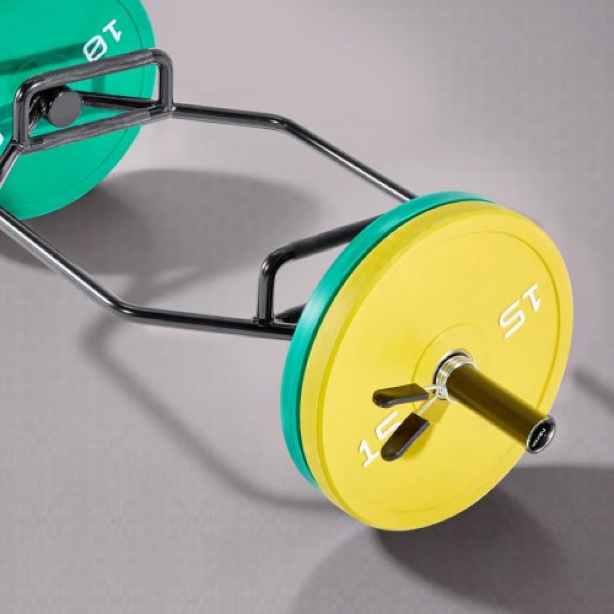 VEVOR Trap Bar Hex Bar, 50mm Hex Barbell, 360 kg Χωρητικότητα Μπάρες ώμου με γωνιώδεις λαβές, Εξοπλισμός προπόνησης άρσης βαρών και δύναμης, γυμναστήριο στο σπίτι για squats, Deadlifts, πρέσες ώμων, μαύρο