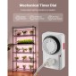 Ράφι φυτών VEVOR με Grow Light, Βάση φυτών εσωτερικού χώρου 6 επιπέδων, ράφι προβολής φυτών εσωτερικού χώρου ύψους 180 cm με ρόδες και χρονοδιακόπτη, φώτα ανάπτυξης πλήρους φάσματος 150W 3800K, Μεταλλική βάση λουλουδιών για εκκίνηση σπόρων