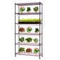 Ράφι φυτών VEVOR με Grow Light, Βάση φυτών εσωτερικού χώρου 6 επιπέδων, ράφι προβολής φυτών εσωτερικού χώρου ύψους 180 cm με ρόδες και χρονοδιακόπτη, φώτα ανάπτυξης πλήρους φάσματος 150W 3800K, Μεταλλική βάση λουλουδιών για εκκίνηση σπόρων