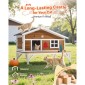 VEVOR Insulated Cat House, All-Around Foam Insulation Υπερυψωμένο καταφύγιο για γάτες, Ξύλινο καταφύγιο Feral Kitty με μεγάλη πλατφόρμα, αδιάβροχα διαμερίσματα για γάτες για γάτες εσωτερικού & εξωτερικού χώρου το χειμώνα 110 x 85 x 78 cm