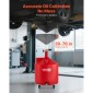 Δεξαμενή αποστράγγισης απορριμμάτων VEVOR 68L, Βιομηχανική δεξαμενή αποστράγγισης υγρών με ρυθμιζόμενο ύψος χοάνης, φορητή αποστράγγιση λαδιού με ρόδες, αποστράγγιση μεταφοράς καυσίμου υγρού για συνεργεία αυτοκινήτων, γκαράζ, κόκκινο