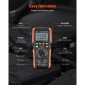 Ψηφιακό πολύμετρο VEVOR, 6000-Count TRMS DC/AC Voltmeter Current Tester, Auto-Ranging Multimeter for Current Voltage Resistance Χωρητικότητα Διόδους Θερμοκρασίας Συνέχεια Μέτρηση χαμηλής αντίστασης