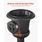 VEVOR Plastic Urn Planters, 40 x 67 cm, 2 Pack Μαύρες Κλασικές Γλάστρες Ζαρντινιέρες Μπροστινής Βεράντας, Εσωτερικό & Εξωτερικό Βάζο για Γάμο, Πάρτι, Εκδήλωση, Σπίτι, Σκηνή, Κήπο, Μπαλκόνι, Διακόσμηση Βεράντα