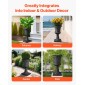 VEVOR Plastic Urn Planters, 40 x 67 cm, 2 Pack Μαύρες Κλασικές Γλάστρες Ζαρντινιέρες Μπροστινής Βεράντας, Εσωτερικό & Εξωτερικό Βάζο για Γάμο, Πάρτι, Εκδήλωση, Σπίτι, Σκηνή, Κήπο, Μπαλκόνι, Διακόσμηση Βεράντα