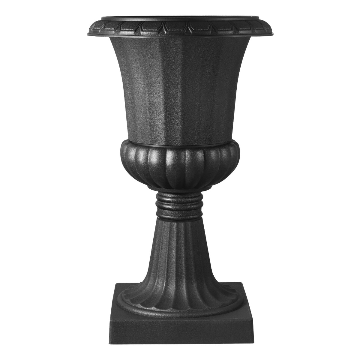 VEVOR Plastic Urn Planters, 40 x 67 cm, 2 Pack Μαύρες Κλασικές Γλάστρες Ζαρντινιέρες Μπροστινής Βεράντας, Εσωτερικό & Εξωτερικό Βάζο για Γάμο, Πάρτι, Εκδήλωση, Σπίτι, Σκηνή, Κήπο, Μπαλκόνι, Διακόσμηση Βεράντα