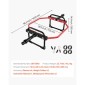 VEVOR Trap Bar Hex Bar, 50mm Hex Barbell, 240 kg Χωρητικότητα, Εξοπλισμός προπόνησης άρσης βαρών και δύναμης, γυμναστήριο στο σπίτι για squats, Deadlifts, πρέσες ώμων, κόκκινο