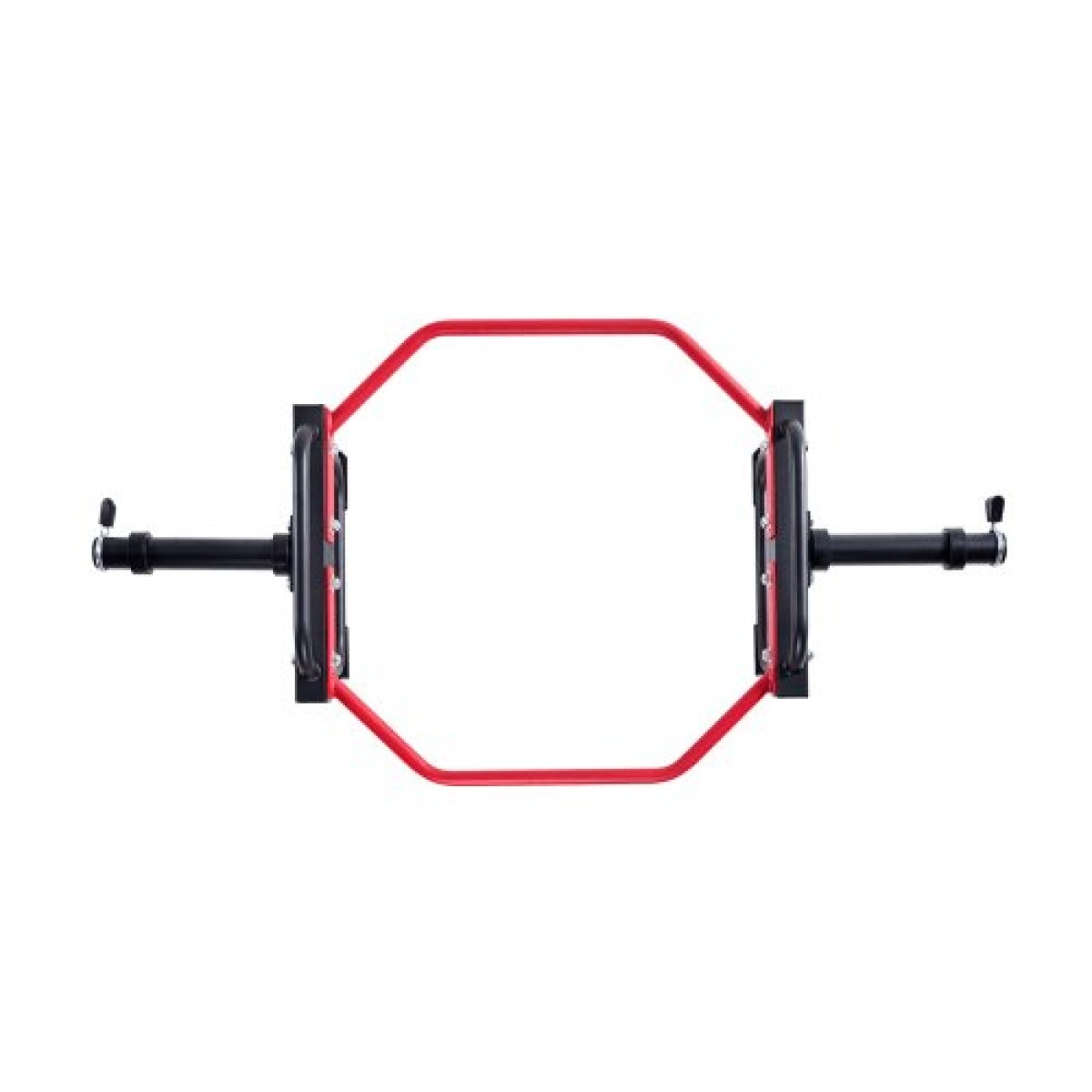 VEVOR Trap Bar Hex Bar, 50mm Hex Barbell, 240 kg Χωρητικότητα, Εξοπλισμός προπόνησης άρσης βαρών και δύναμης, γυμναστήριο στο σπίτι για squats, Deadlifts, πρέσες ώμων, κόκκινο