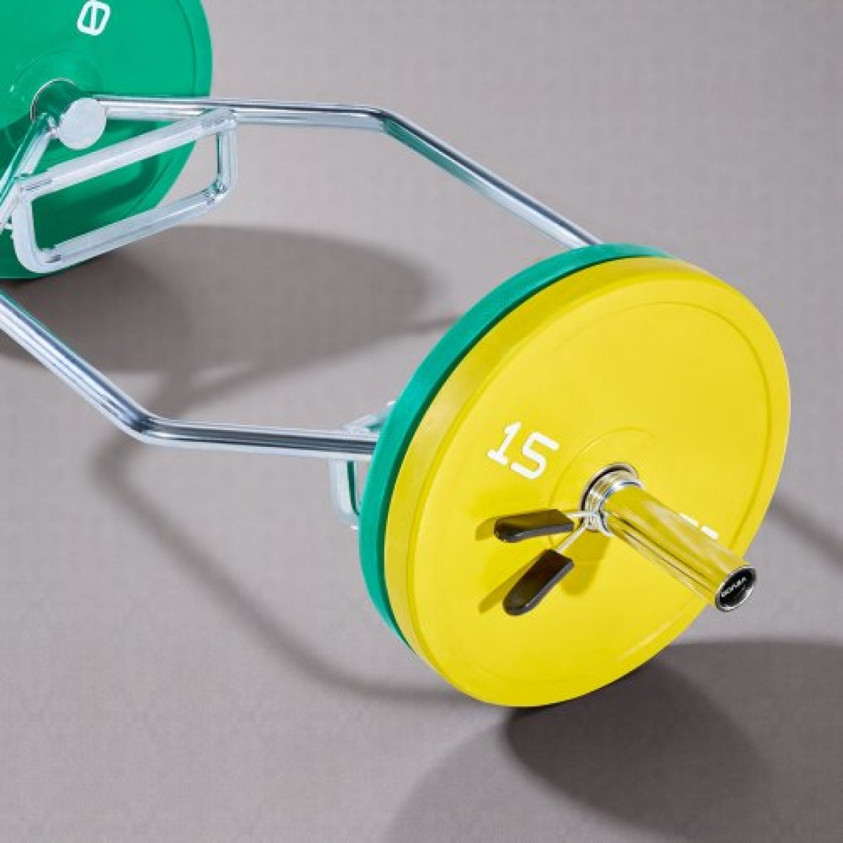 VEVOR Trap Bar Hex Bar, 50mm Hex Barbell, Χωρητικότητα 360 kg Μπάρες ώμου με γωνιώδεις λαβές, εξοπλισμός προπόνησης άρσης βαρών και δύναμης, γυμναστήριο στο σπίτι για squats, Deadlifts, πρέσες ώμων, ασήμι
