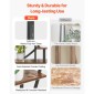 Βάση φυτών VEVOR Indoor with Grow Lights, Φωτιζόμενη ράφι φυτών 7 επιπέδων ύψους 166,5 cm, 2 Pack μεταλλική γωνιακή βάση για φυτά, 3 χρονοδιακόπτη & 10 Brightness, ράφι λουλουδιών σε σχήμα Half-Moon για το σαλόνι