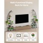 Βάση φυτών VEVOR Indoor with Grow Lights, Φωτιζόμενη ράφι φυτών 7 επιπέδων ύψους 166,5 cm, 2 Pack μεταλλική γωνιακή βάση για φυτά, 3 χρονοδιακόπτη & 10 Brightness, ράφι λουλουδιών σε σχήμα Half-Moon για το σαλόνι