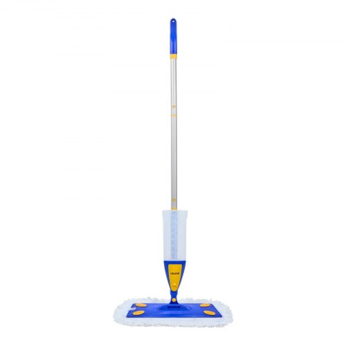 Spray Mop VEVOR, με 3 πλενόμενα μαξιλαράκια για στεγνό και υγρό καθαρισμό δαπέδου και ένα δοχείο νερού 800 ml με δυνατότητα επαναπλήρωσης, υγρή σφουγγαρίστρα σκόνης μικροϊνών & στεγνή σφουγγαρίστρα με στριφτό βαμβάκι, επαγγελματική οικιακή χρήση για π