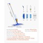 Spray Mop VEVOR, με 3 πλενόμενα μαξιλαράκια για στεγνό και υγρό καθαρισμό δαπέδου και ένα δοχείο νερού 800 ml με δυνατότητα επαναπλήρωσης, υγρή σφουγγαρίστρα σκόνης μικροϊνών & στεγνή σφουγγαρίστρα με στριφτό βαμβάκι, επαγγελματική οικιακή χρήση για π
