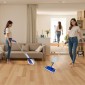 Spray Mop VEVOR, με 3 πλενόμενα μαξιλαράκια για στεγνό και υγρό καθαρισμό δαπέδου και ένα δοχείο νερού 800 ml με δυνατότητα επαναπλήρωσης, υγρή σφουγγαρίστρα σκόνης μικροϊνών & στεγνή σφουγγαρίστρα με στριφτό βαμβάκι, επαγγελματική οικιακή χρήση για π