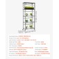 Ράφι φυτών VEVOR DIY με φώτα ανάπτυξης, 180 εκ. ψηλό σταντ φυτών εσωτερικού χώρου με ρόδες, φώτα ανάπτυξης πλήρους φάσματος 192W 5000K, ράφι προβολής μεταλλικών φυτών βαρέως τύπου, θήκη για γλάστρα για σπόρους