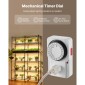 Ράφι φυτών VEVOR με Grow Light, Βάση φυτών διπλής σειράς 6 επιπέδων, ράφι επίδειξης φυτών εσωτερικού χώρου ύψους 180 cm με ρόδες και χρονοδιακόπτη, φώτα πλήρους φάσματος 200 W, μεταλλική βάση λουλουδιών για εκκίνηση σπόρων