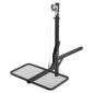 VEVOR Hitch Deer Hoist με πλατφόρμα συστήματος ανύψωσης, χωρητικότητα φορτίου 300 lbs, ανύψωση βαρούλκου παιχνιδιών με δέκτη 2 ιντσών, περιστρεφόμενος άξονας 360 μοιρών και αναδιπλούμενος, κρεμάστρα ελαφιού για κινούμενο παιχνίδι