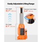 VEVOR Hydraulic Bottle Jack, 12 Ton (26455,5 lbs) Χωρητικότητα, Εύρος ανύψωσης 205-400 mm, βαρέως τύπου συγκολλημένος γρύλος μπουκαλιών για αυτοκίνητο, SUV, Pickup, Auto Repair, House Lift and Agricultural Equipment, Πορτοκαλί