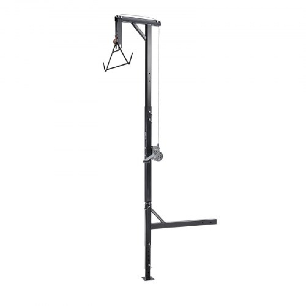 Βαρούλκο παιχνιδιών VEVOR Truck Hitch, χωρητικότητα φόρτωσης 500 λίβρες, Ανυψωτήρας κυνηγιού ελαφιού με δέκτη 2 ιντσών, περιστρεφόμενος άξονας 360 μοιρών και ρυθμιζόμενο ύψος, περιλαμβάνει βαρούλκο Gambrel για παιχνίδι απολέπισης και καθαρισμού
