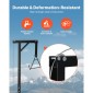 Βαρούλκο παιχνιδιών VEVOR Truck Hitch, χωρητικότητα φόρτωσης 500 λίβρες, Ανυψωτήρας κυνηγιού ελαφιού με δέκτη 2 ιντσών, περιστρεφόμενος άξονας 360 μοιρών και ρυθμιζόμενο ύψος, περιλαμβάνει βαρούλκο Gambrel για παιχνίδι απολέπισης και καθαρισμού