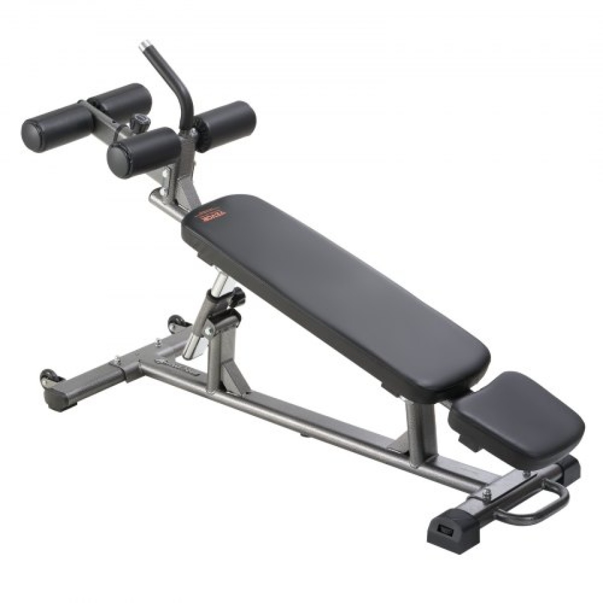 Πάγκος VEVOR Sit Up, Decline Ab Bench με ανάστροφη λαβή, με 4 ρυθμιζόμενες ρυθμίσεις ύψους, Heavy Duty Steel, χωρητικότητα 453 Kg, για προπονήσεις στο σπίτι στο γυμναστήριο, προπόνηση δύναμης, μύες ολόκληρου του σώματος