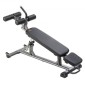 Πάγκος VEVOR Sit Up, Decline Ab Bench με ανάστροφη λαβή, με 4 ρυθμιζόμενες ρυθμίσεις ύψους, Heavy Duty Steel, χωρητικότητα 453 Kg, για προπονήσεις στο σπίτι στο γυμναστήριο, προπόνηση δύναμης, μύες ολόκληρου του σώματος