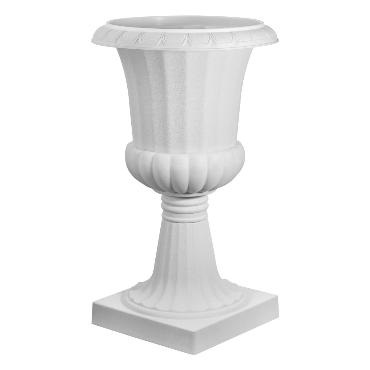 VEVOR Plastic Urn Planters, 40 x 67 cm, 2 Pack Λευκές Κλασικές Γλάστρες Ζαρντινιέρες Μπροστινής Βεράντας, Βάζο εσωτερικού & εξωτερικού χώρου για γάμο, πάρτι, εκδήλωση, σπίτι, σκηνή, κήπο, μπαλκόνι, διακόσμηση βεράντας