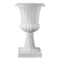 VEVOR Plastic Urn Planters, 40 x 67 cm, 2 Pack Λευκές Κλασικές Γλάστρες Ζαρντινιέρες Μπροστινής Βεράντας, Βάζο εσωτερικού & εξωτερικού χώρου για γάμο, πάρτι, εκδήλωση, σπίτι, σκηνή, κήπο, μπαλκόνι, διακόσμηση βεράντας