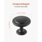 Πόμολα ντουλαπιών VEVOR, 30 Pack, 31 mm συρτάρια από μαύρο κράμα ψευδαργύρου, συρτάρια και λαβές πορτών από κράμα ψευδαργύρου, λαβές κομοδίνας μασίφ πόμολα κουζίνας με μανιτάρια, εξοπλισμός ντουλαπιών με βίδες για ντουλάπια και συρτάρια μπάνιου
