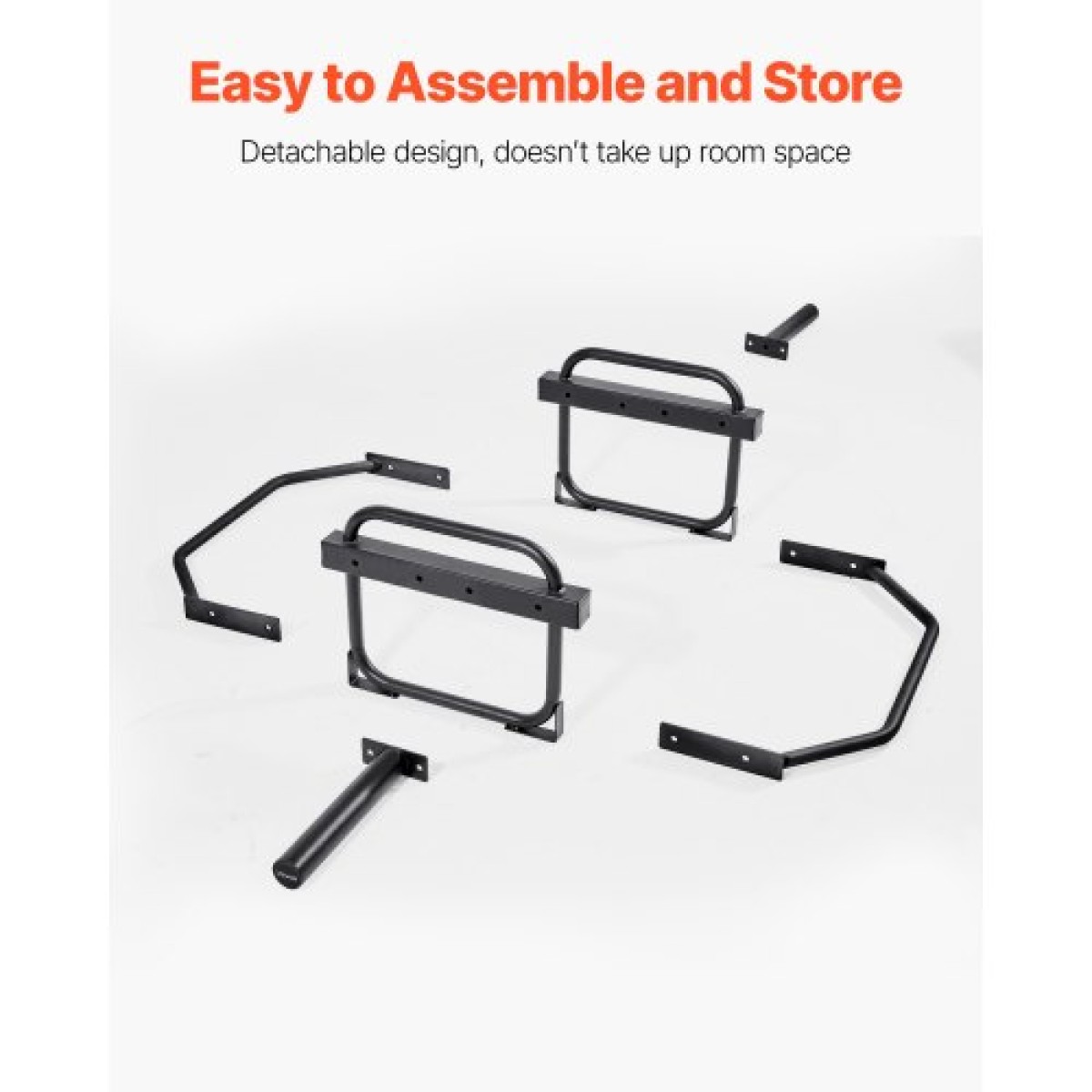 VEVOR Trap Bar Hex Bar, 50mm Hex Barbell, 240 kg Χωρητικότητα, Εξοπλισμός προπόνησης άρσης βαρών και δύναμης, γυμναστήριο στο σπίτι για squats, Deadlifts, πρέσες ώμων, μαύρο